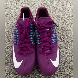 Nike Purple and Teal Cleats